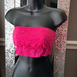Intimately free people strapless bralette pink L